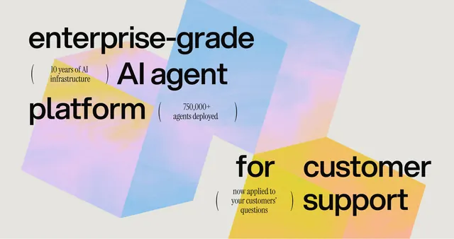 Botpress social preview: "enterprise-grade AI agent platform for customer support."